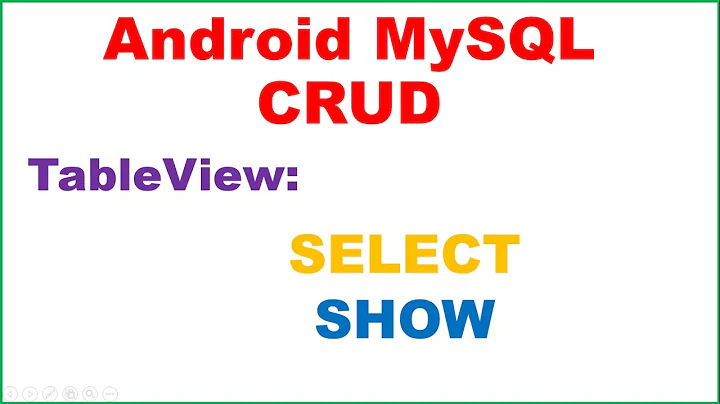 Android PHP MySQL CRUD Ep.06 : TableView - SELECT Fill Multiple Columns