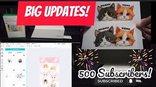 Liene PixCut S1 UPDATES! New Sticker Paper, Cricut Comparison & Desktop App