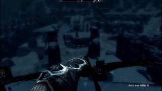 Skyrim - Taking Out A Whole Town With Daedric Bow