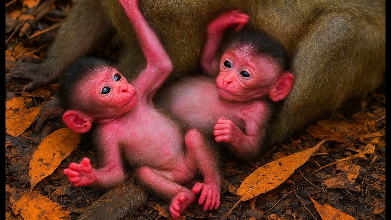 The best clip!! Incredible Animal Bond: Mother Monkey Meets Her Baby ...