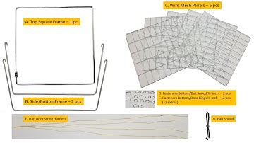 EZ CRABBING - DIY Topless/Open Panels Crab Trap Complete Kit Assembly Instructional Video