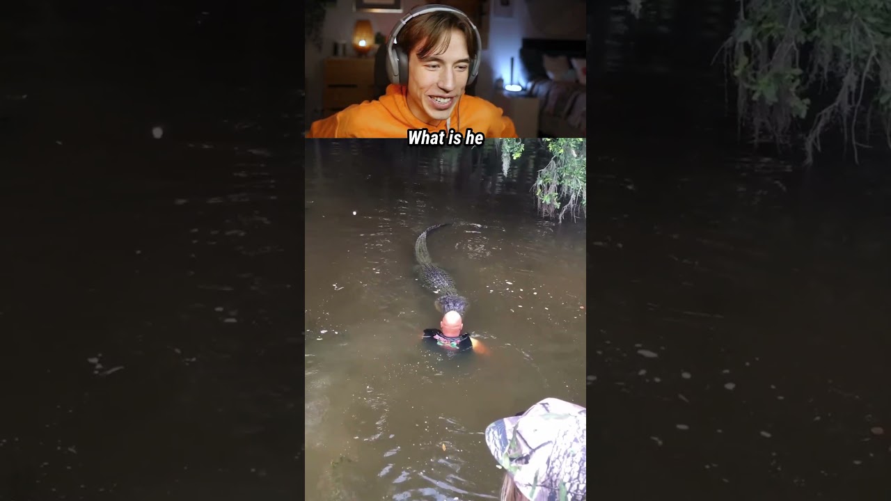 Florida man introduces Crocodile Friend... 🐊👨