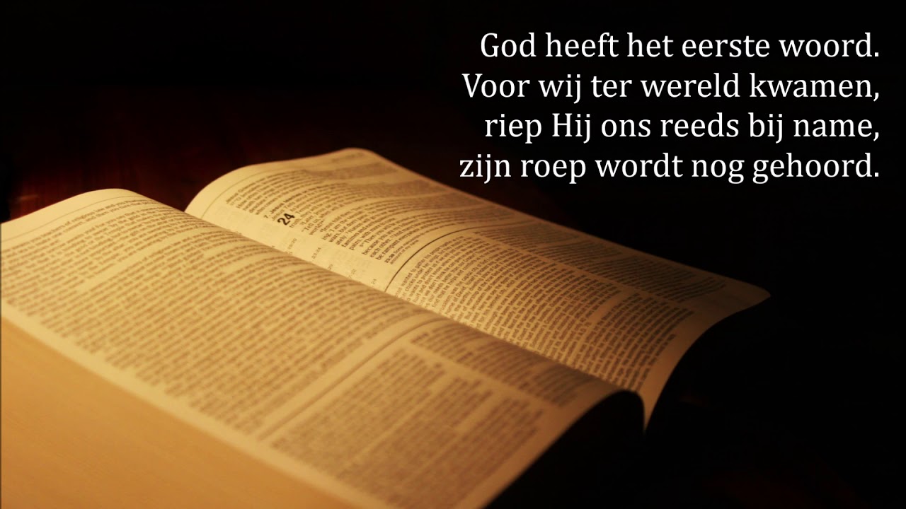 God heeft het eerste woord - orgelbegeleiding - YouTube