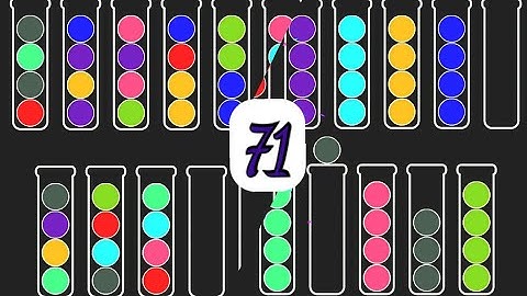 Ball Sort Puzzle Game Level - 71 Walkthrough Android Gameplay | Puzzle Games