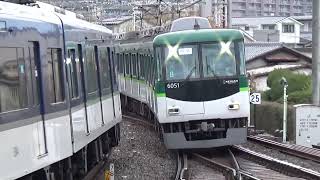 【回送通過！】京阪電車 6000系6001編成 回送 中書島駅
