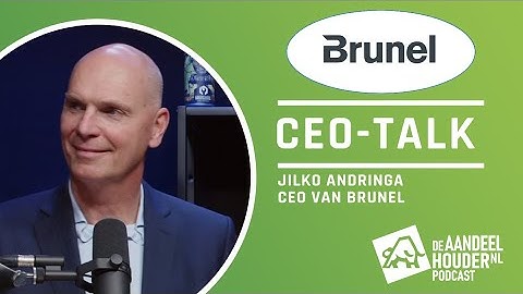 CEO TALK: Jilko Andringa (Brunel)