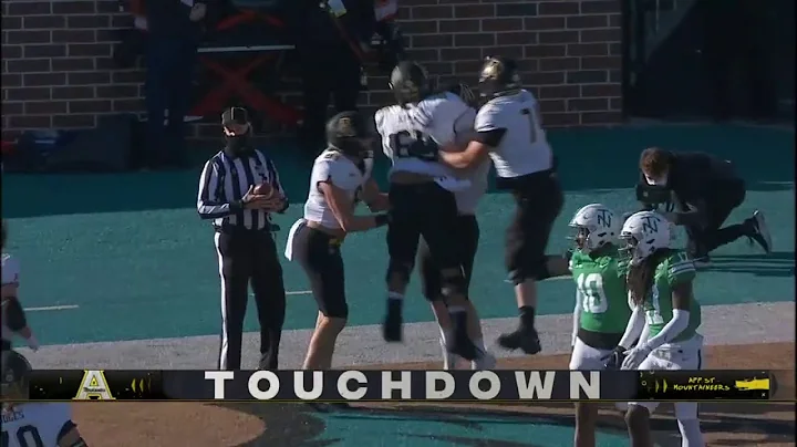 App State Runs Double Pass For Touchdown North Texas Vs App St Myrtle Beach Bowl Highlights 2020