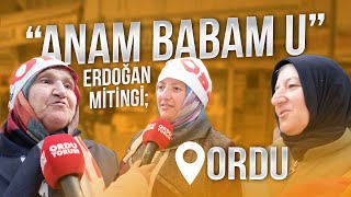 Ordu Erdoğan Mitingi; \