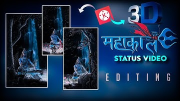 Reels viral Mahashivratri 3D Status Video Editing | Mahadev Special Status Video Editing kinemaster