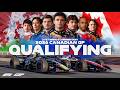 LIVE | F1 - 2026 Canadian GP | Qualifying | Timing &amp; Commentary | Sim Footage