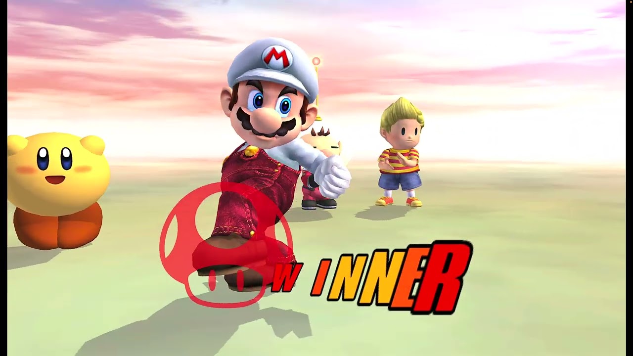 Super Smash Bros Brawl (4k) - Mario Fights