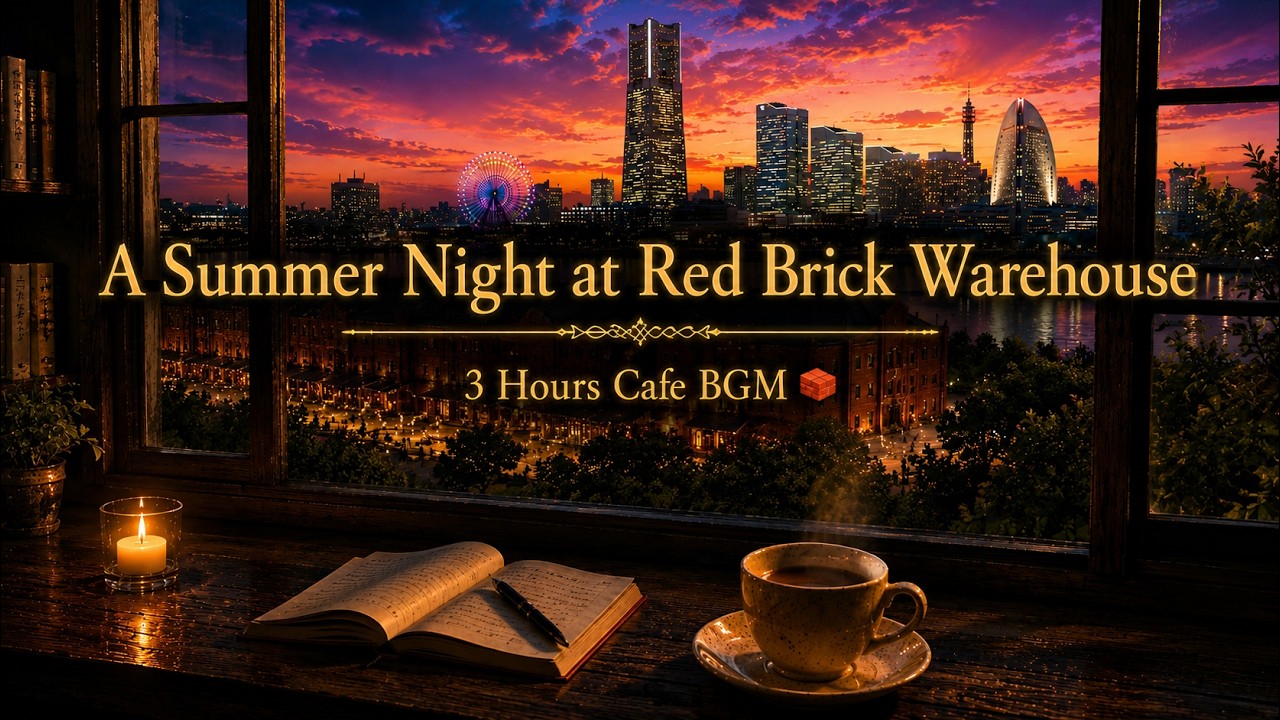 【作業BGM】🧱 横浜赤レンガ倉庫のカフェで過ごす夏の夜 | 勉強用BGM 3時間 | A Summer Night at Yokohama Red Brick Warehouse Cafe BGM auf YouTube ansehen 【作業BGM】🧱 横浜赤レンガ倉庫のカフェで過ごす夏の夜 | 勉強用BGM 3時間 | A Summer Night at Yokohama Red Brick Warehouse Cafe BGM auf YouTube ansehen