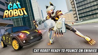 Cat Robot Car Transformation Game by Mustard Games Studios | Robot Transformation screenshot 2