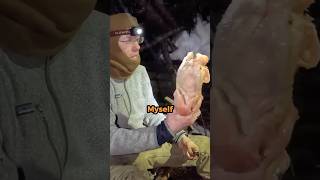 Cooking whole chicken over campfire #outdoorcooking #outdoors #camping