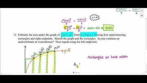 MAT220 Section 5.1 Summation, Areas and Distances