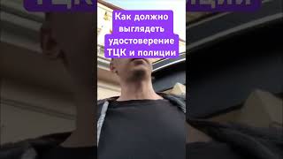 Как должно выглядеть удостоверение ТЦК и полиции