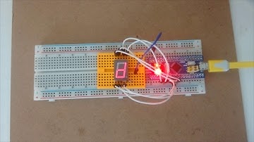 Criando o software codificador de 4 bits para 7 segmentos de LEDs para o STM32