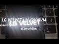 LG VELVET LM-G900VM VERIZON ANDROID 13 FRP BYPASS DOWNGRADE TO 10 FILE #velvet #frp #g900tm #lg