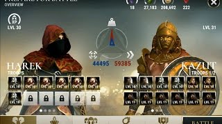 Level 32 Kazut w/o defensive relics - Dawn of Titans