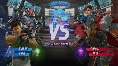 Marvel Vs. Capcom Infinite (Ultron/Chris) Vs (Chun-Li/Thor)