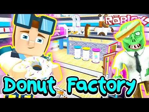 Donut Factory Tycoon Mission Donut Zombie Find The Rare Donuts Dollastic Plays Roblox Game Youtube - dantdm roblox tycoon donut