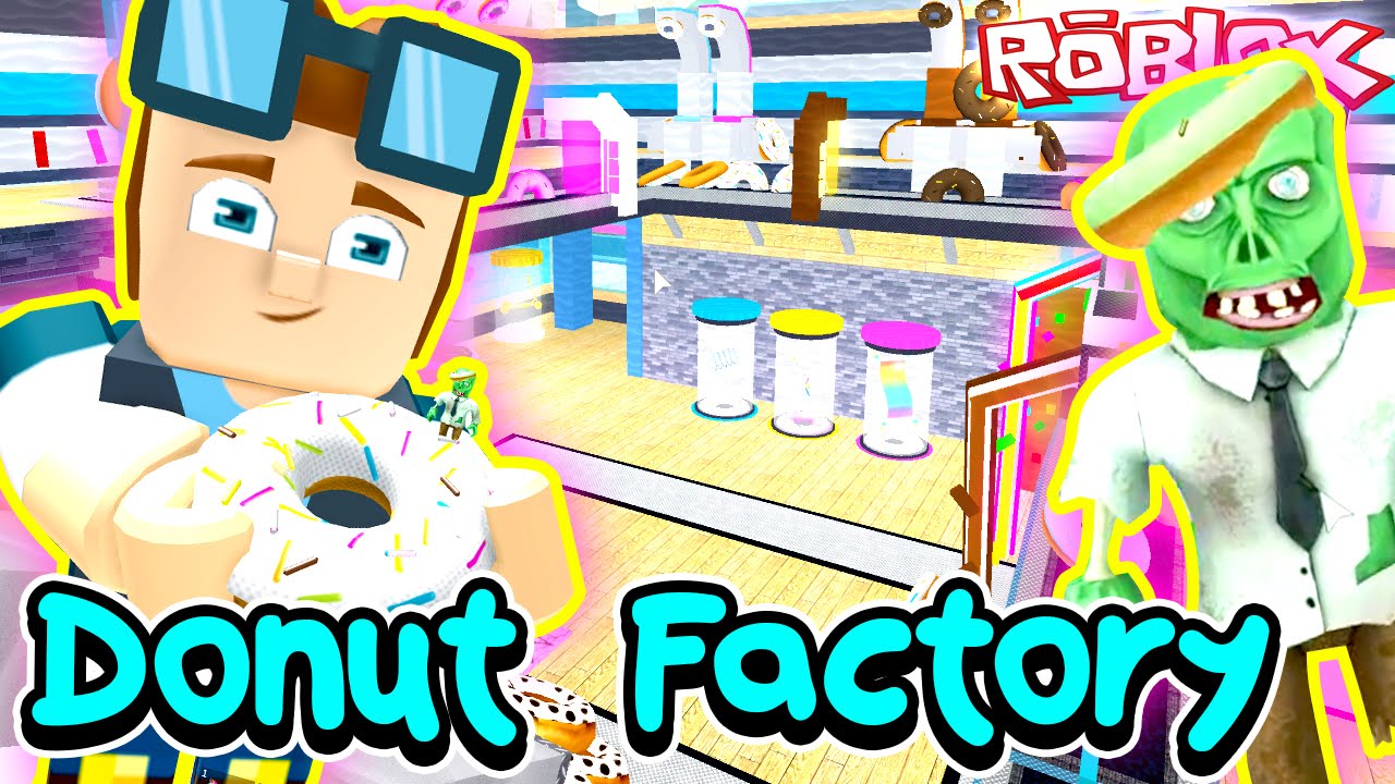 Donut Factory Tycoon Mission Donut Zombie Find The Rare Donuts Dollastic Plays Roblox Game Youtube - donut tycoon roblox