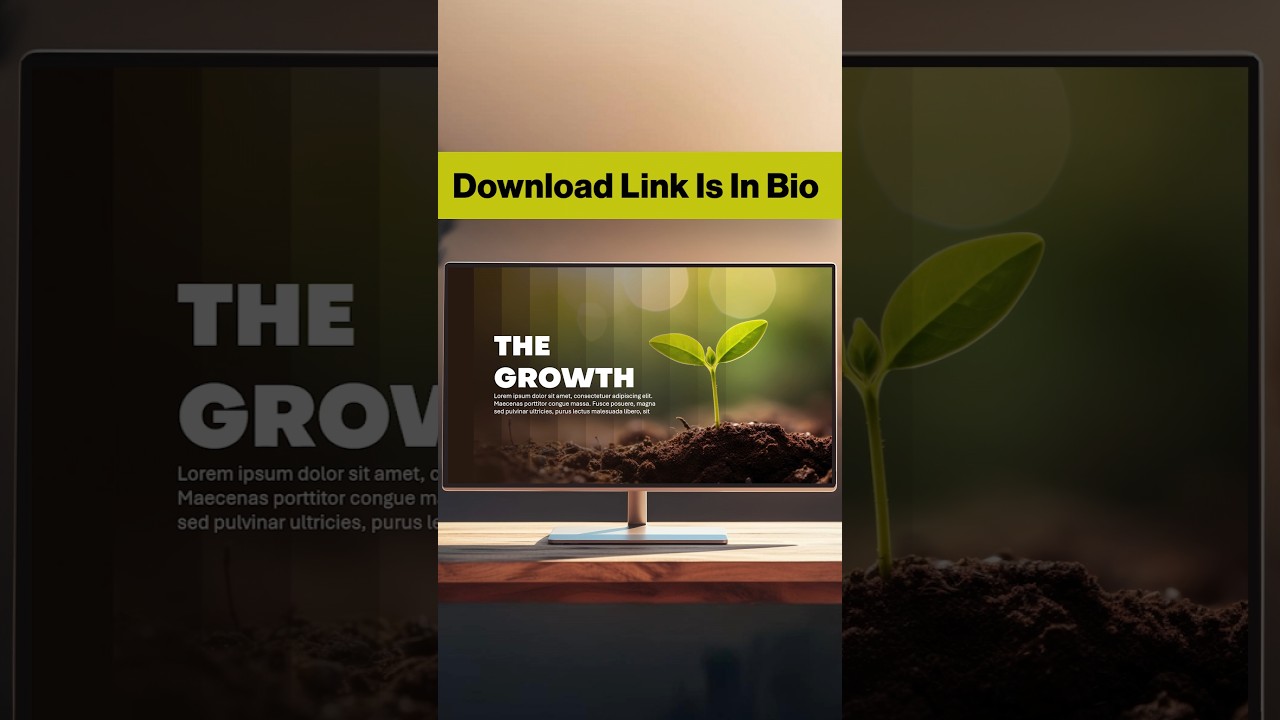 The Link To Download All The Templates Is In The Bio ✨️ #powerpoint #presentation #tutorial #ppt