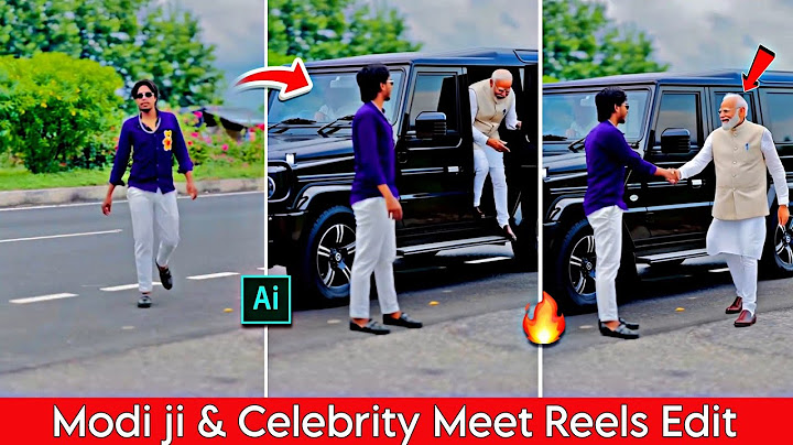 AI Car Meets Modi & Celebs 😱 | Viral Instagram Reels Edit!