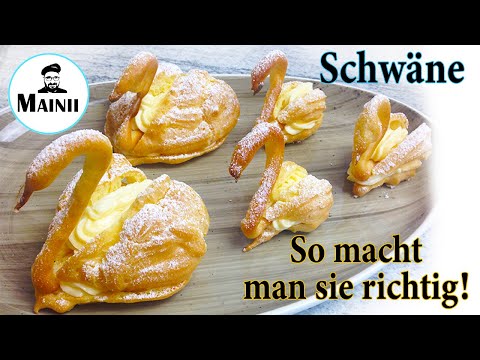 Video: Blätterteig Schwäne