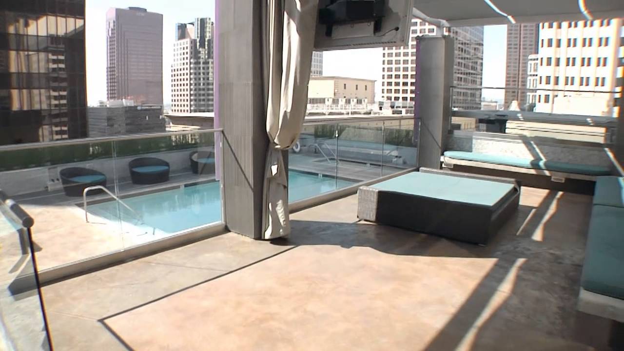 The Roosevelt Lofts Downtown Los Angeles Rooftop Pool / Clubhouse