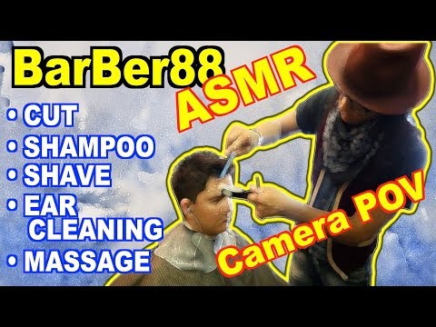 Camera POV - Lucas's 1st ASMR Japanese Barber Experience