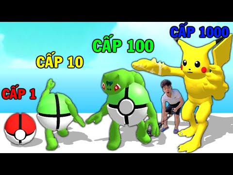 Video NẾU THẮNG TÊ TÊ ĐỘT BIẾN GEN QUẢ BÓNG POKEMON THÀNH... - youtube