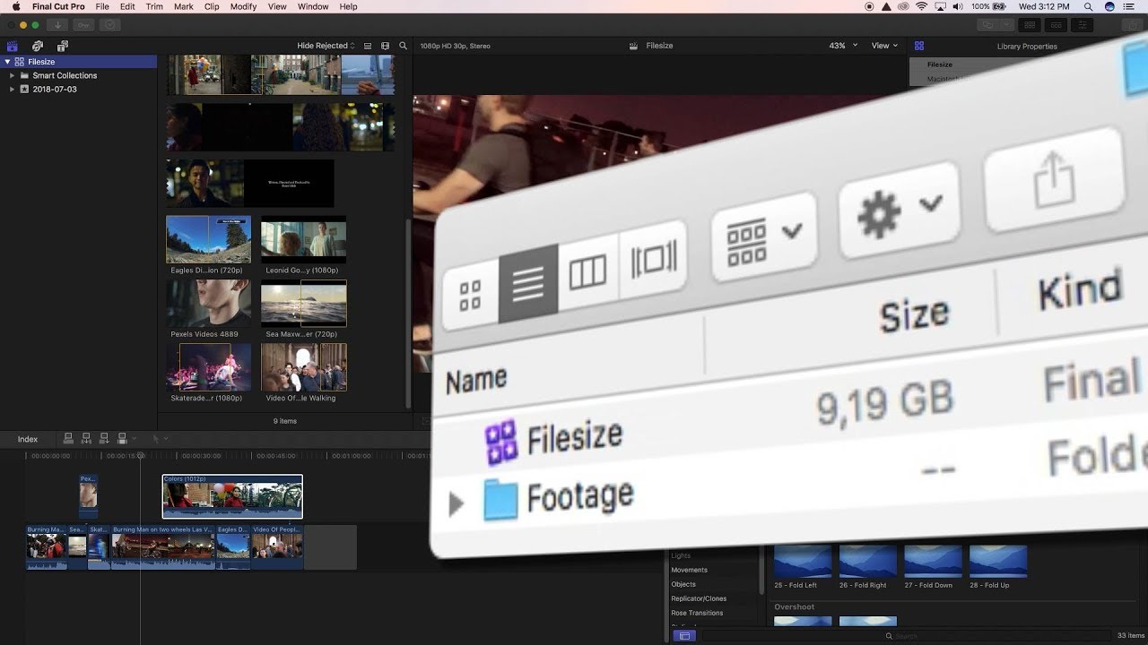 final cut pro 10.3.4 huge library