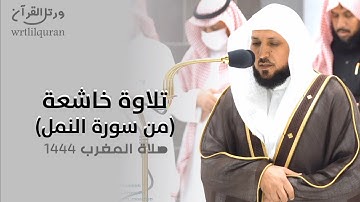 تلاوة خاشعة (من سورة النمل) لفضيلة الشيخ ماهر المعيقلي ||صلاة المغرب