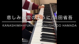 【耳コピ/フルVer】悲しみは雪のように /浜田省吾~ピアノカバー (Kanashimiha Yukino Youni/ Shogo Hamada ~ Piano Cover)
