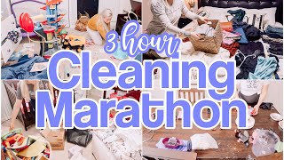 EXTREME CLEAN WITH ME MARATHON \/\/ OVER 3 HOURS OF CLEANING MOTIVATION