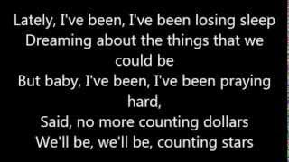 Counting Stars -OneRepublic- Lyrics video