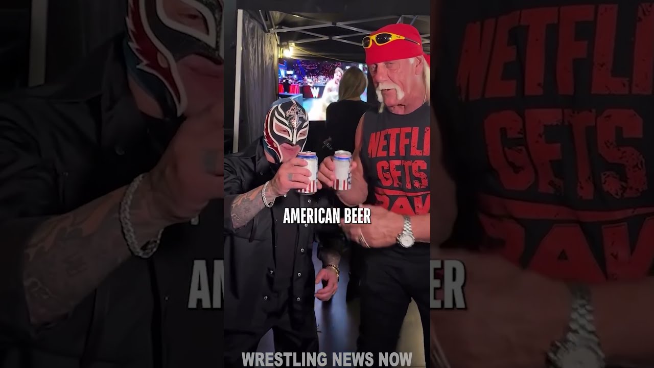 Hulk Hogan Rey Mysterio Break Character Says Goodbye To WWE Legend After Passing Away Hulkhogan