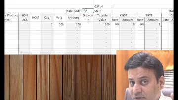 GST : 2017 : How to Prepare Invoice : Goods & Services Tax