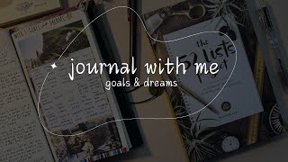 journal with me | goals & dreams for 2025 ✨