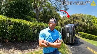 Tiger Woods Bodycam Footage Released From Rollover Crash Arrest