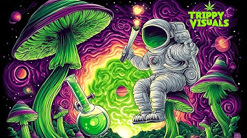 Psy Dub Mix | Trippy Visuals + Magic Mushroom & LSD Animation | Psychedelic Video