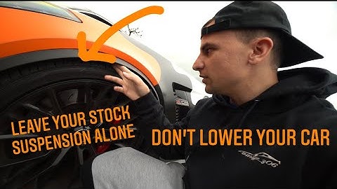 DON’T LOWER YOUR CORVETTE ON STOCK BOLTS