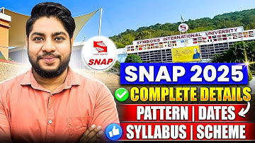 SNAP 2026 Exam | Syllabus, Pattern, Marking Scheme & Dates