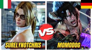 Tekken 8 ▰ SURELYNOTCHRIS (Nina) Vs MOMO-DOG (#3 Ranked Devil Jin) ▰ EPIC Matches!