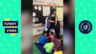 Teacher Trips And Falls Funny Clip