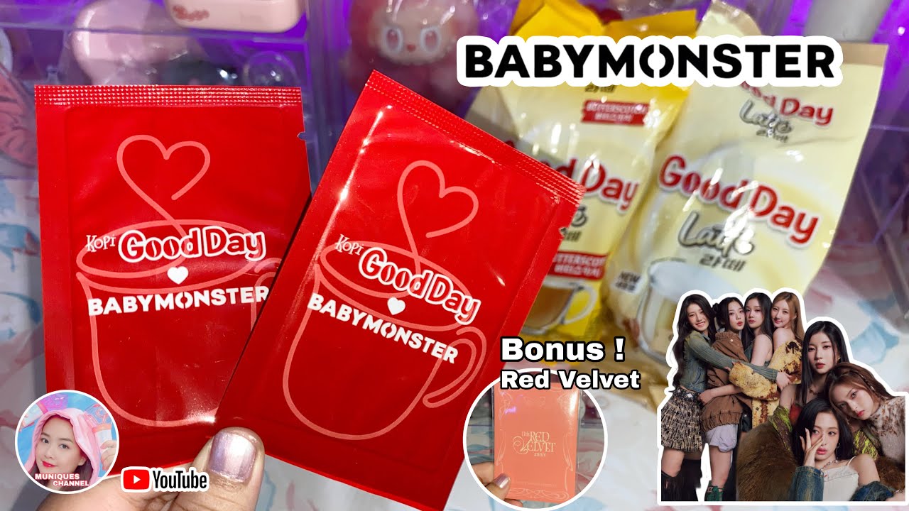 BABYMONSTER GoodDayコラボ 6枚セット BABYMONSTER X GOOD DAY Coffe Indonesia Photocard Goodday Official