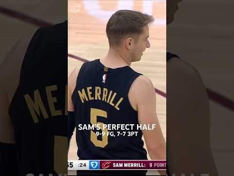 🔥 WHAT A HALF FROM SAM! #LetEmKnow #Cavs #SamMerrill #NBA #Shorts