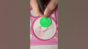 How many rotations did the pen make in total? 🤔 #Spirograph #satisfying #shorts