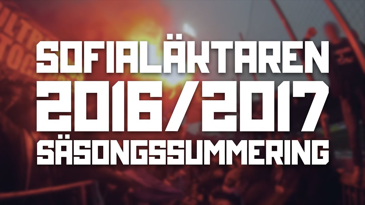 Sofialäktaren - säsongssummering 2016/2017